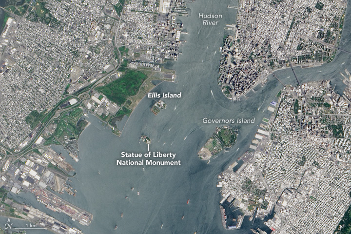 Statue of Liberty and Ellis Island 